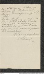 Nachlass Franz Steindachner, Brief von Schnel an Franz Steindachner (19.04.1912), Inv.Nr. 464.01, Seite 3